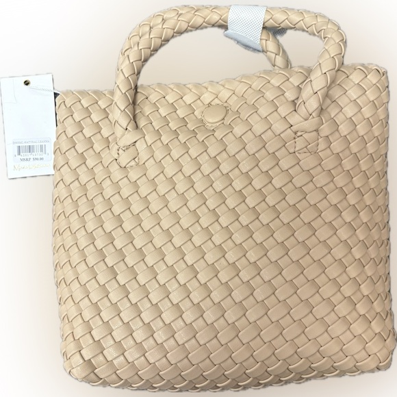 NWT! “LEANNA” Bag by MODA LUXE, Woven vegan leather - Picture 3 of 9